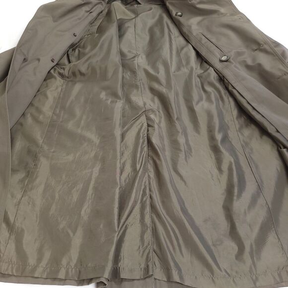 RALPH LAUREN Double Breasted Belted Trench Coat Wool Collar Old Money Preppy - Picture 9 of 13